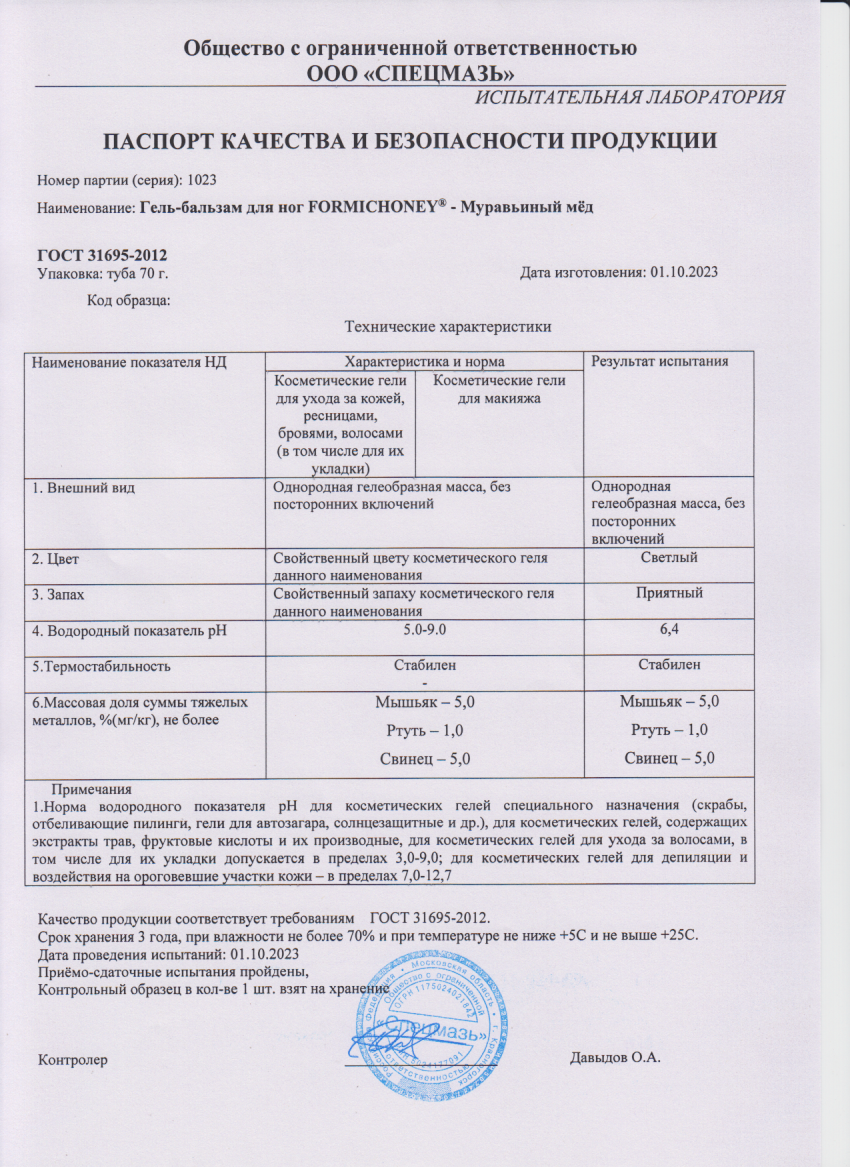 Паспорт №102023